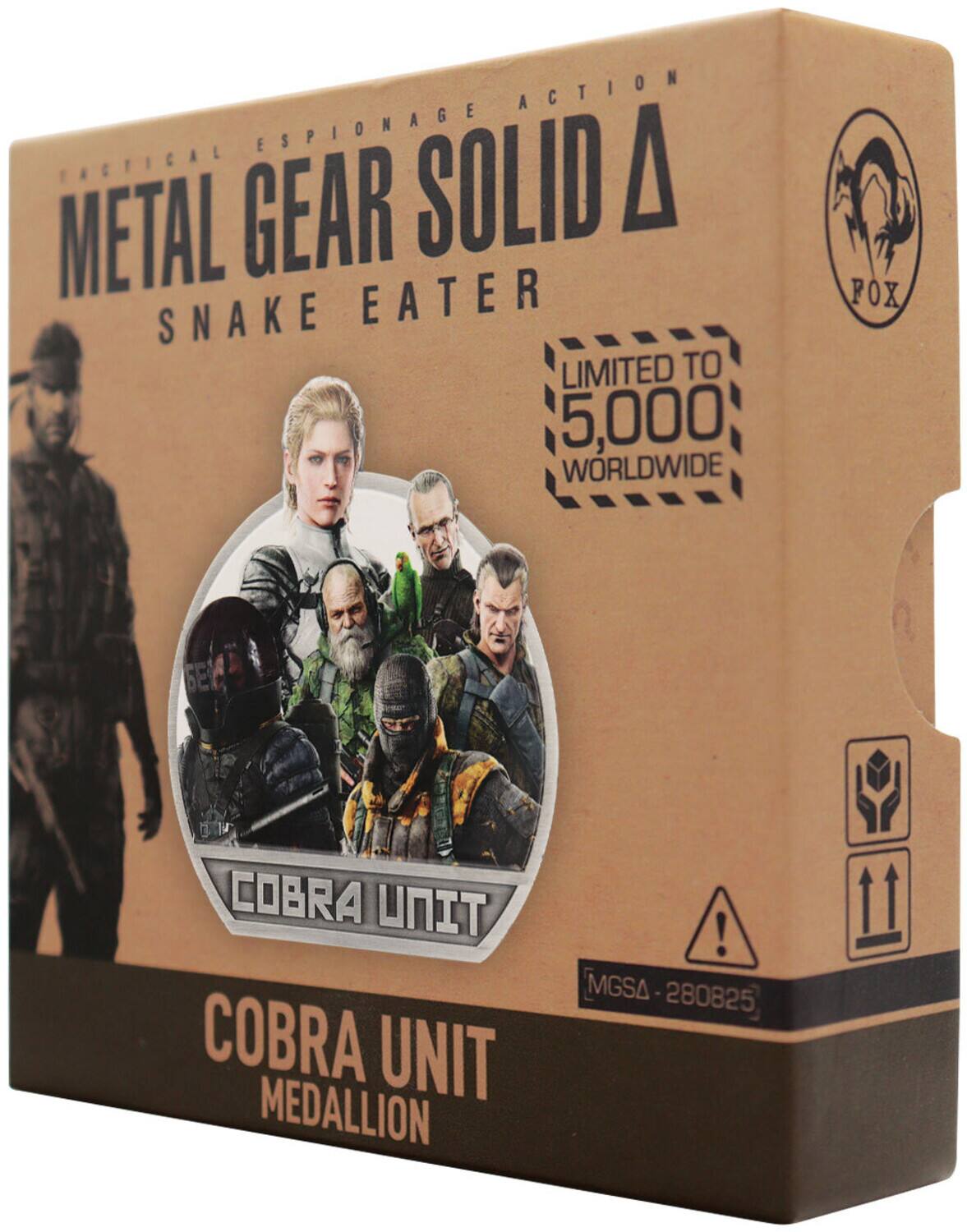 **Metal Gear Solid 4: Snake Eater**

**Tactical Espionage Action**

**Limited to 5,000 Worldwide**

**Cobra Unit Medallion**

**MGS4 - 280825**