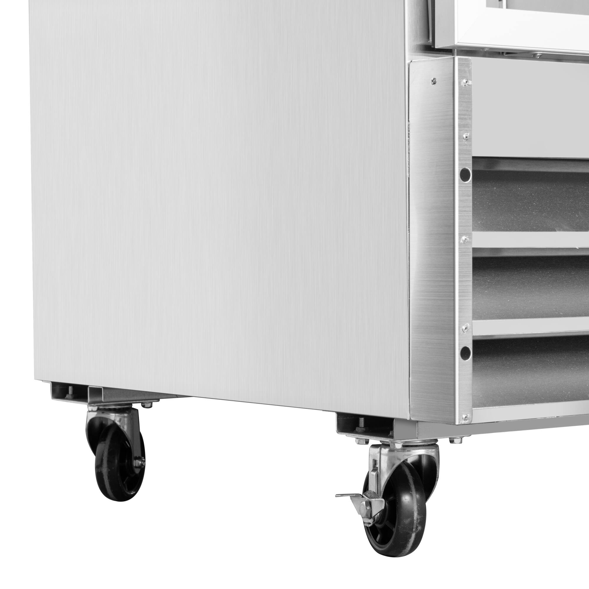 Alt View 8. Koolmore - 29 in. One-Door Reach-In Refrigerator - 21 Cu Ft. RIR-1D-GD - Stainless-Steel.