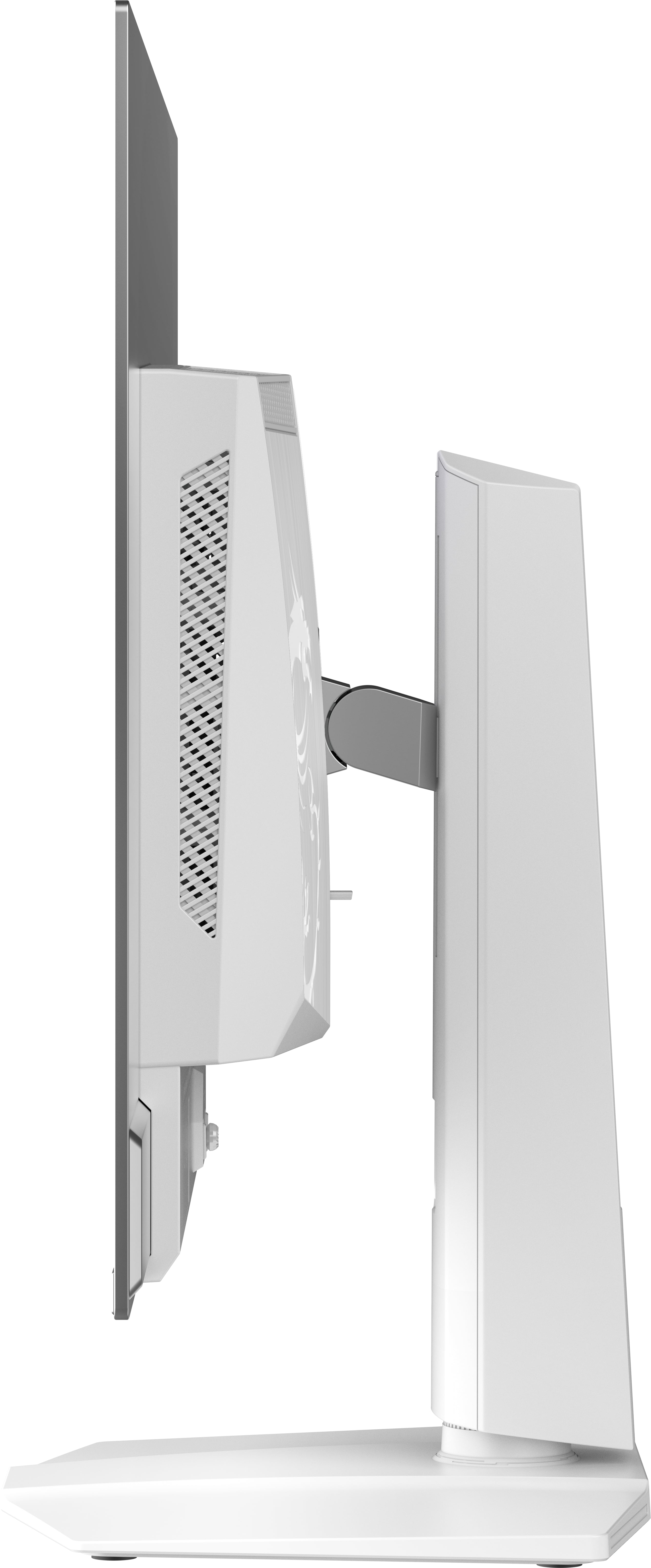 Back. MSI - MPG 321URXW QD-OLED 32" Quantum Dot OLED UHD 240Hz 0.03ms Gaming Monitor with HDR400 (DisplayPort, HDMI, USB) - Metallic White.