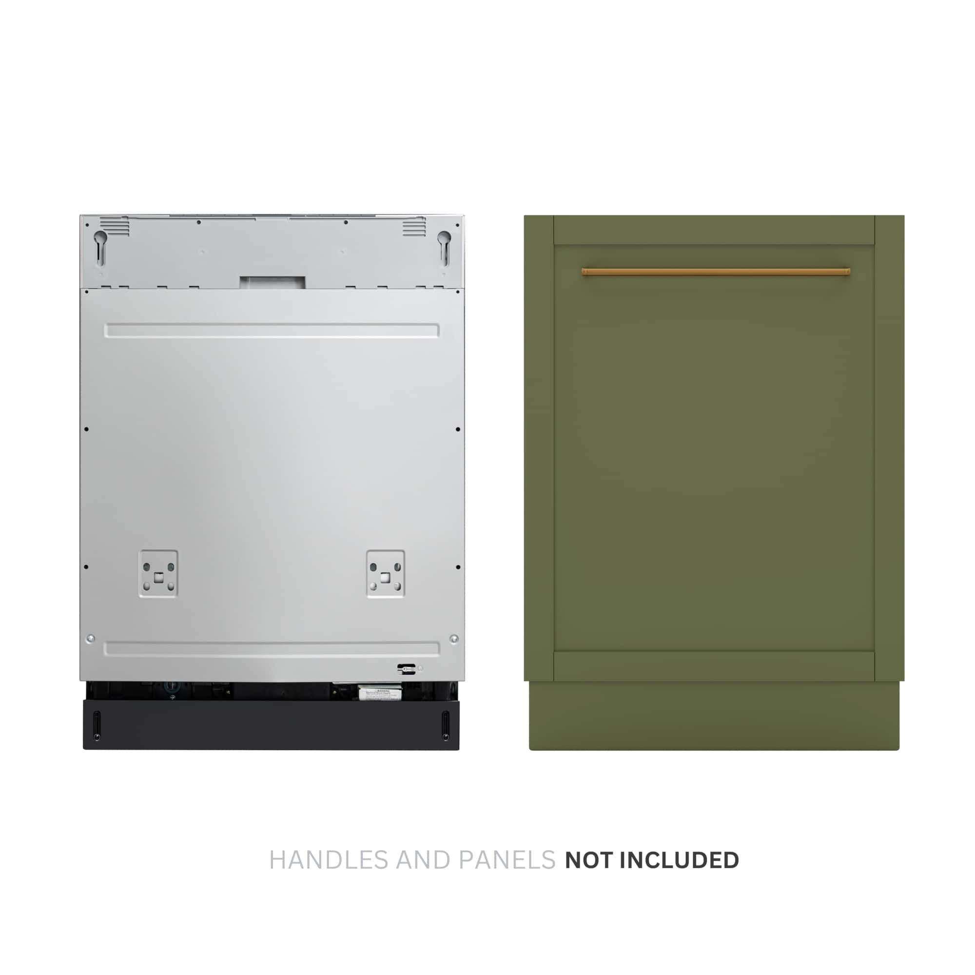 Koolmore - 24 in. Panel Ready 14 Place Settings 45 DB Dishwasher in Stainless-Steel (KM-DW2445-PR) - Stainless-Steel and Black