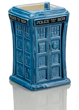 ThinkGeek - Geeki Tikis Doctor Who TARDIS Ceramic Mug | Holds 42 Ounces - Blue