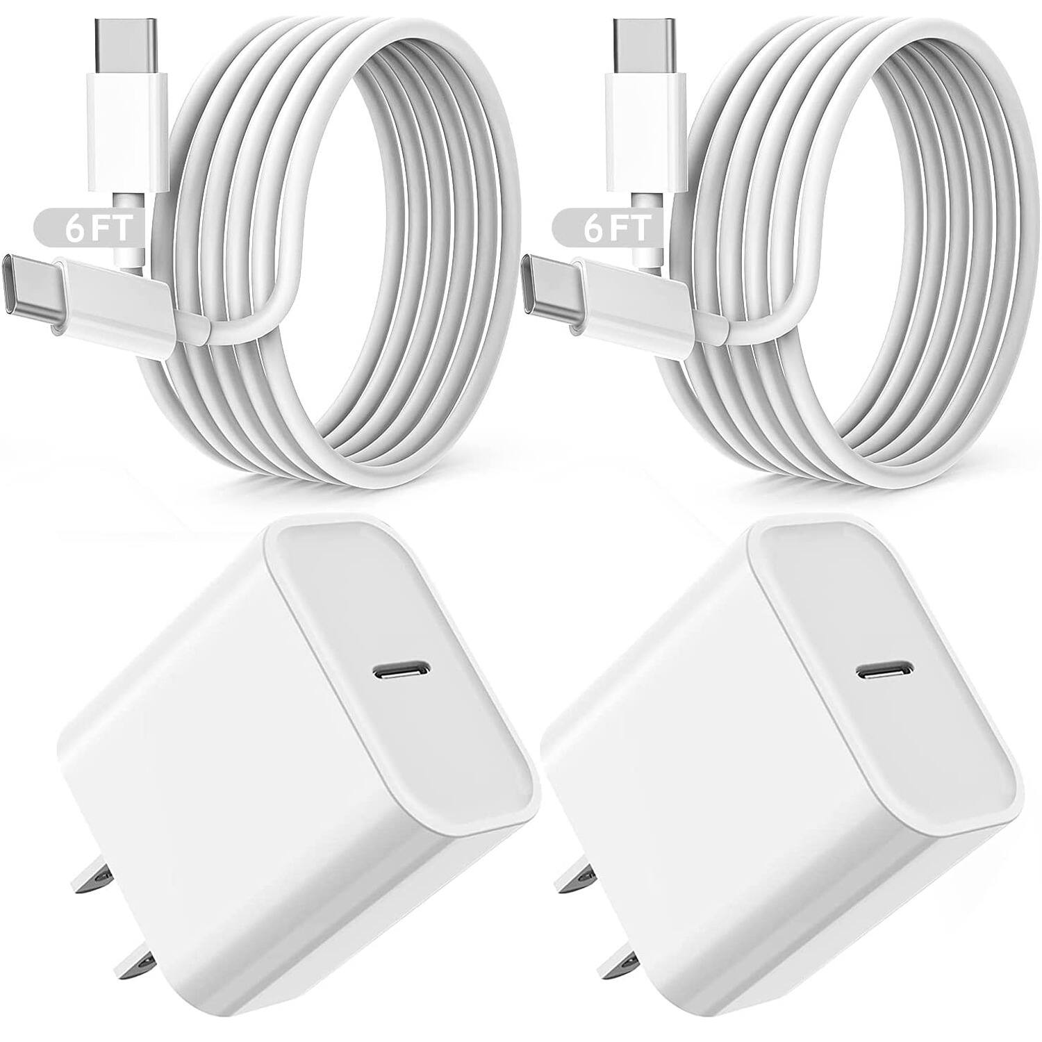 MOSZAR LLC Fast iPad Charger Pack with 6Ft USB C Cable for iPad