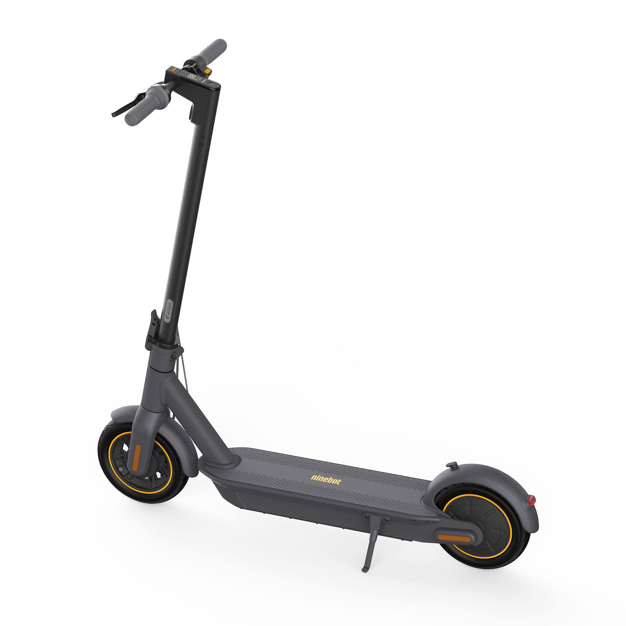 Alt View 6. Segway - Max G30P  Electric Kick Scooter, Foldable Electric Scooter w/40.4 mi Max Operating Range & 18.6 mph Max Speed - Black.