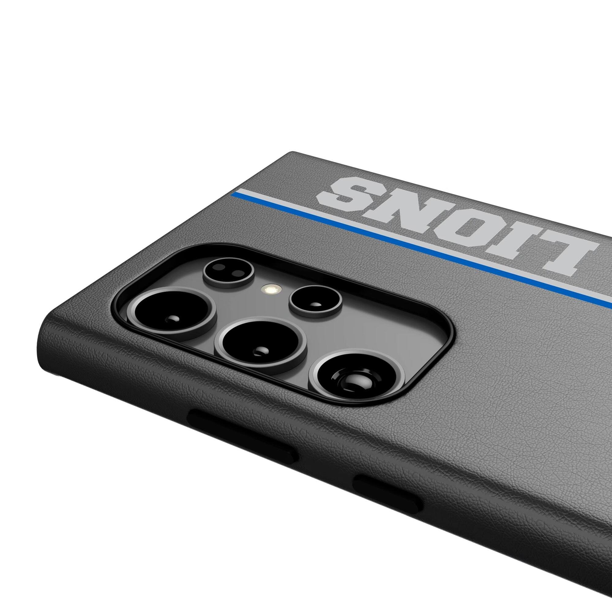 Alt View 2. Keyscaper - Detroit Lions Galaxy Magnetic Bump Case - S25 Ultra - Black.