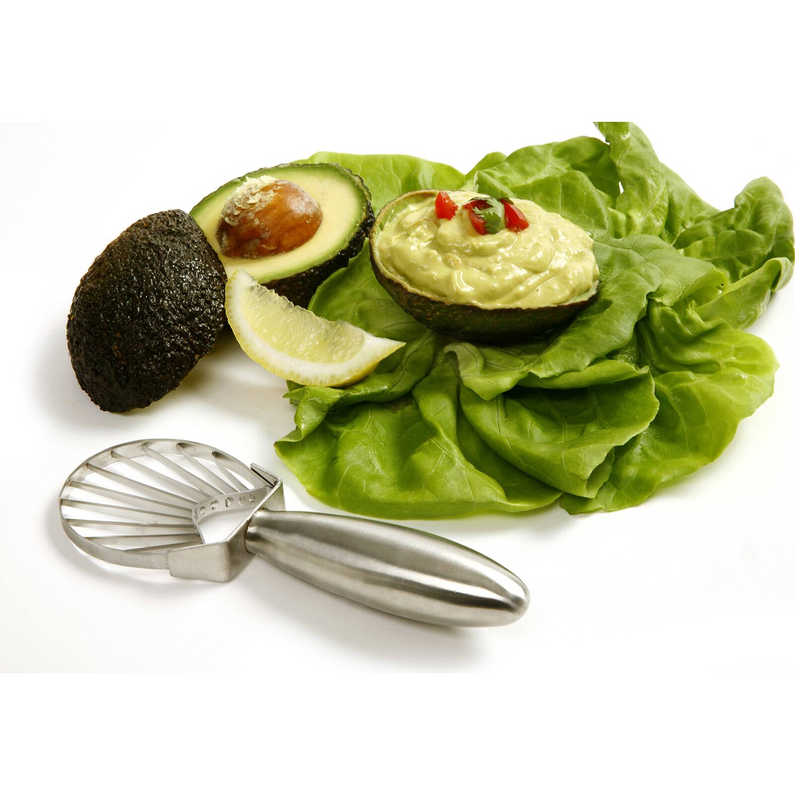 Alt View 3. Norpro - Stainless Steel Avocado Slicer, Silver - Silver.