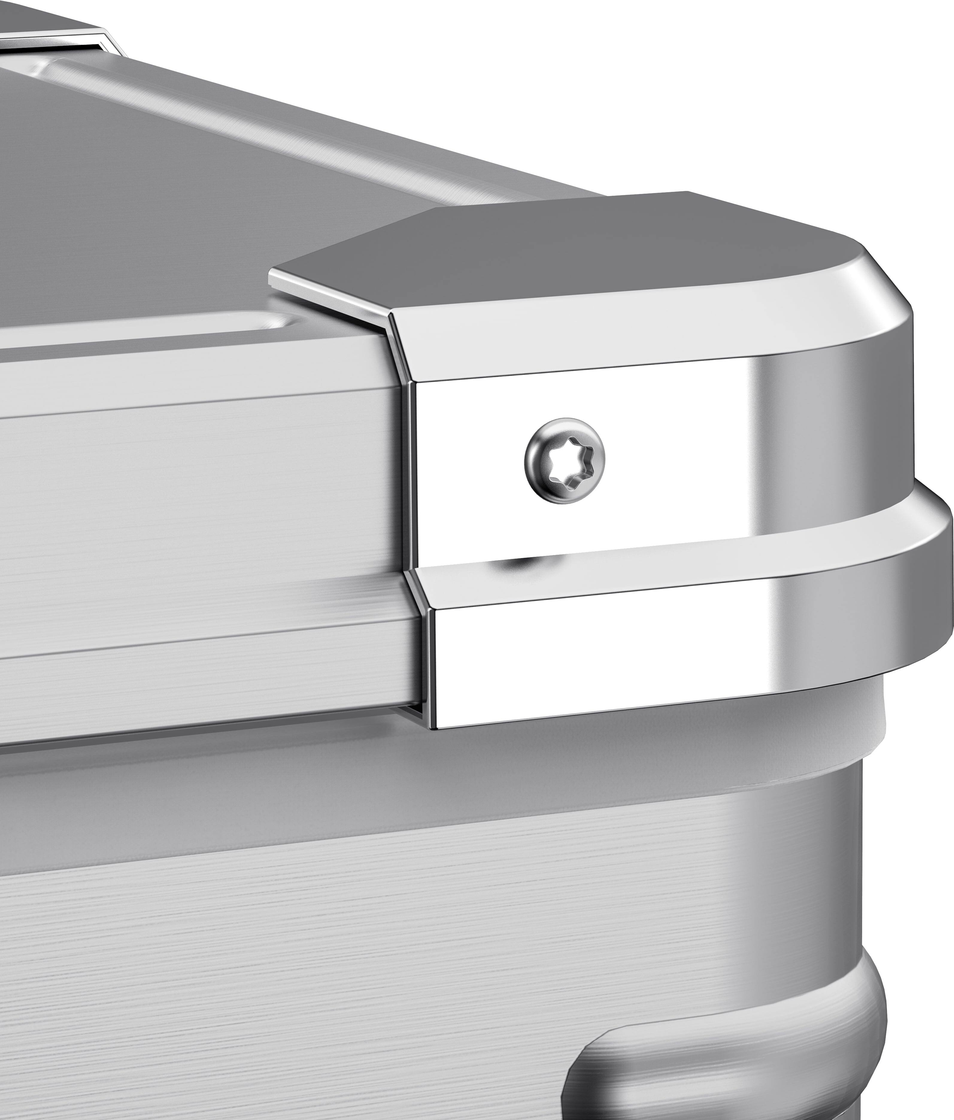 Alt View 4. ICECO - APL35 Aluminum Dual Zone 37QT Portable Cooler Silver - Silver.