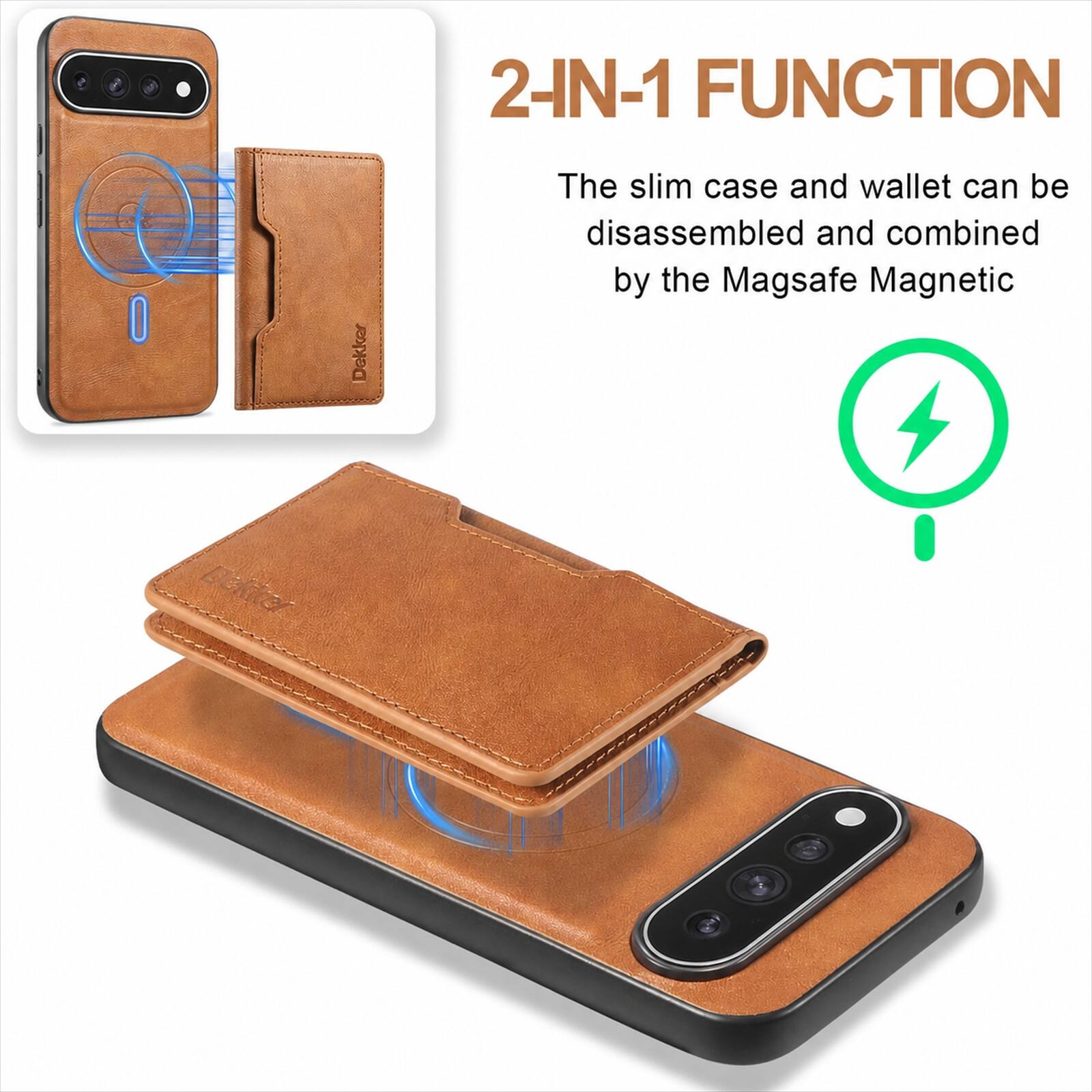 2-IN-1 FUNCTION

The slim case and wallet can be disassembled and combined by the Magsafe Magnetic