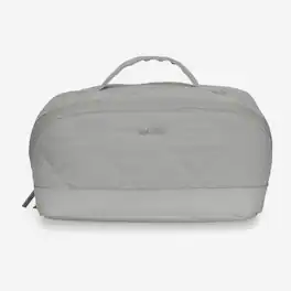Hynes Eagle - Quilted Makeup Bag Organizer – Structured Base - Stone Gray