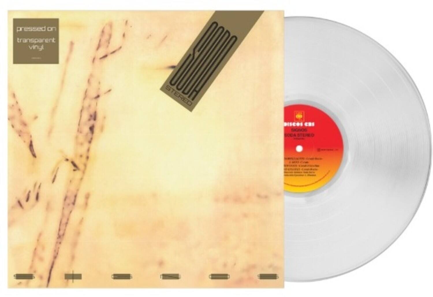 pressed on transparent vinyl  
STERED  
DISCOS  
CH  
SIGNOS  
SODA  
STEREO  
D1