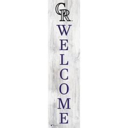 Fan Creations - Colorado Rockies 48'' Welcome Leaner - Multicolor