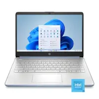 HP - 14" Laptop - Intel Processor N150 - 4GB Memory - 128GB UFS - Sky Blue - Front_Zoom