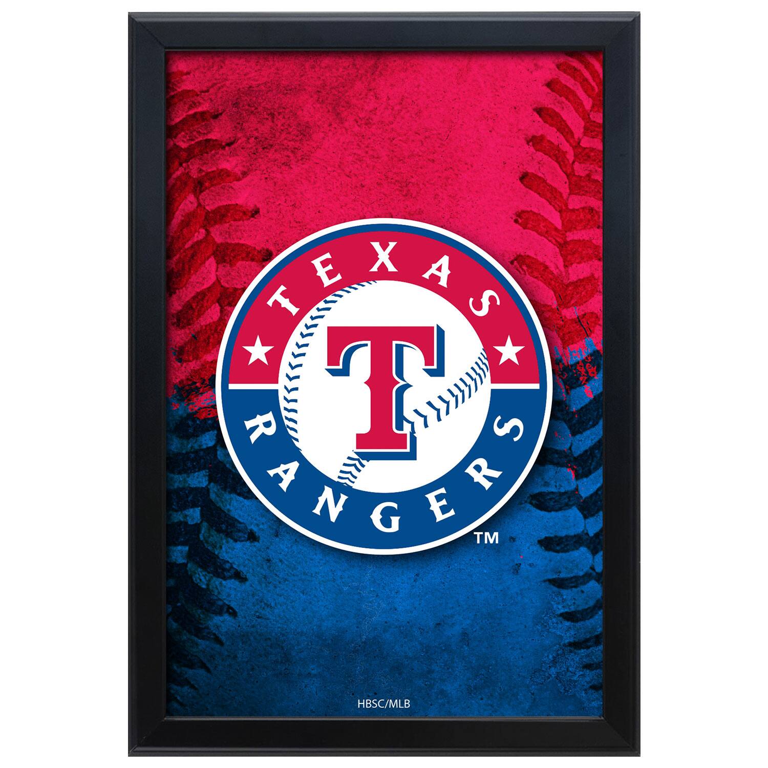 Texas Rangers LED Snap Frame Lightbox