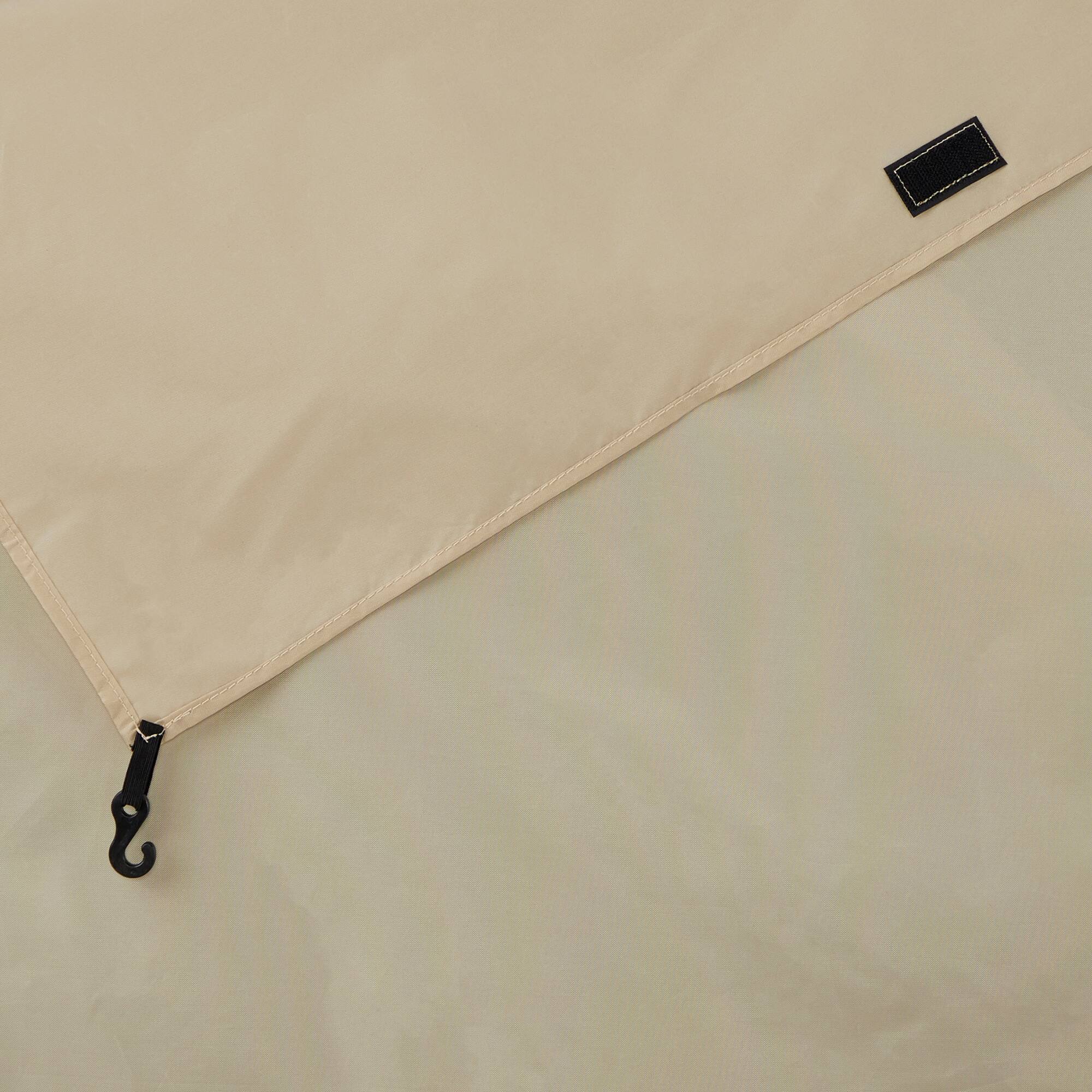 Alt View 3. Clam - Clam Quick Set Screen Hub Tan Fabric Wind & Sun Panels Accessory Only (6 Pack) - Tan.