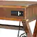 Alt View 17. OSP Home Furnishings - Wellington 46" Desk with Power - Toasted Wheat.