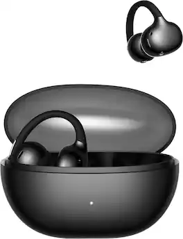Baseus - Bowie MC2 Air Open-Ear Clip-On Earbuds,4.9 g Fit,40-Hour Playtime,IP67,Bluetooth 6.0 - Black