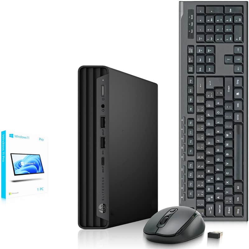 HP Refurbished Excellent ProDesk 600 G6 Mini Desktop PC, Intel