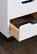 Alt View 24. Linon Home Décor - Monte Six-Drawer Rolling Storage Cart - Whitewash.