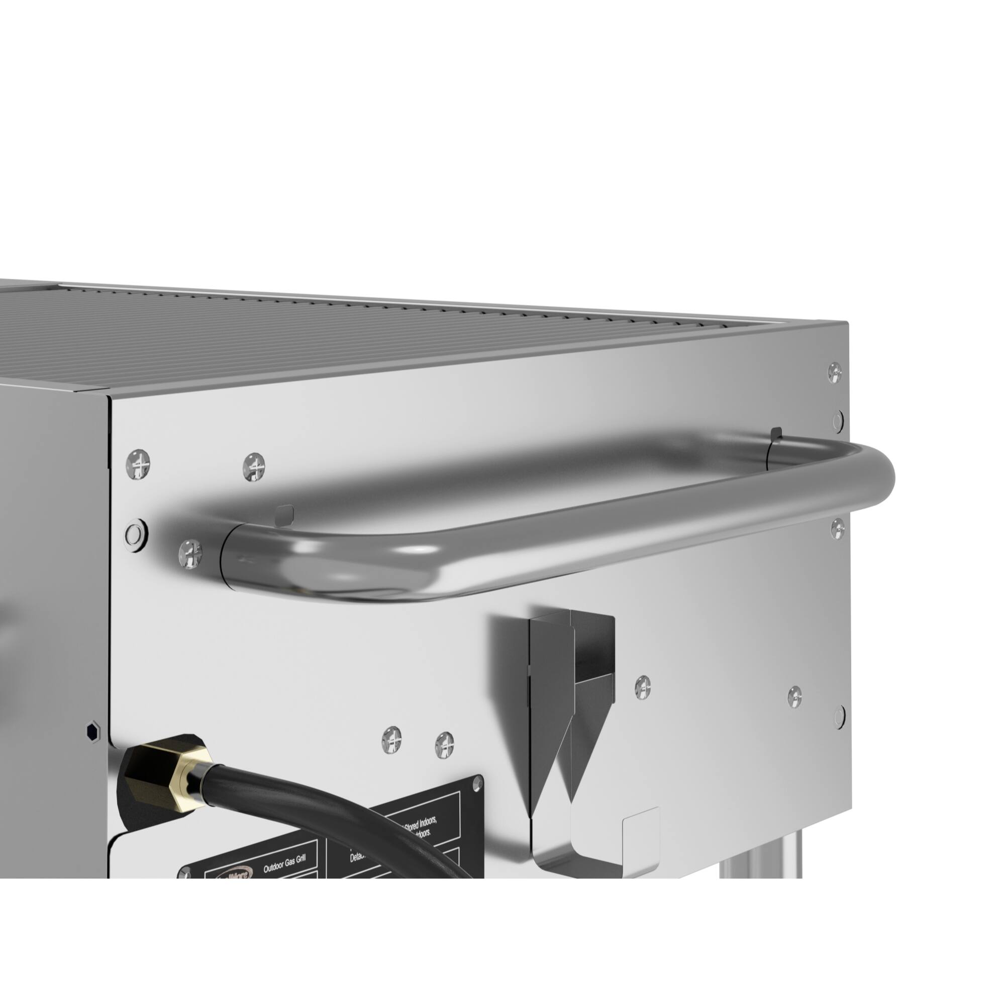 Alt View 4. Koolmore - 60 in. Commercial Mobile Outdoor Propane Gas Grill, ETL Listed in Stainless-Steel (KM-CGM-60) - Stainless Steel.