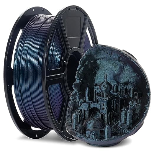 Flashforge - HS PLA 3D Printer Filament 1.75mm, 500mm/s (600+), ±0.02mm for Most 1.75mm 3D Printers - 1kg Spool - Burnt Titanium