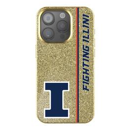 Keyscaper - NCAA - Illinois Fighting Illini iPhone Bling Case - 14 - Gold
