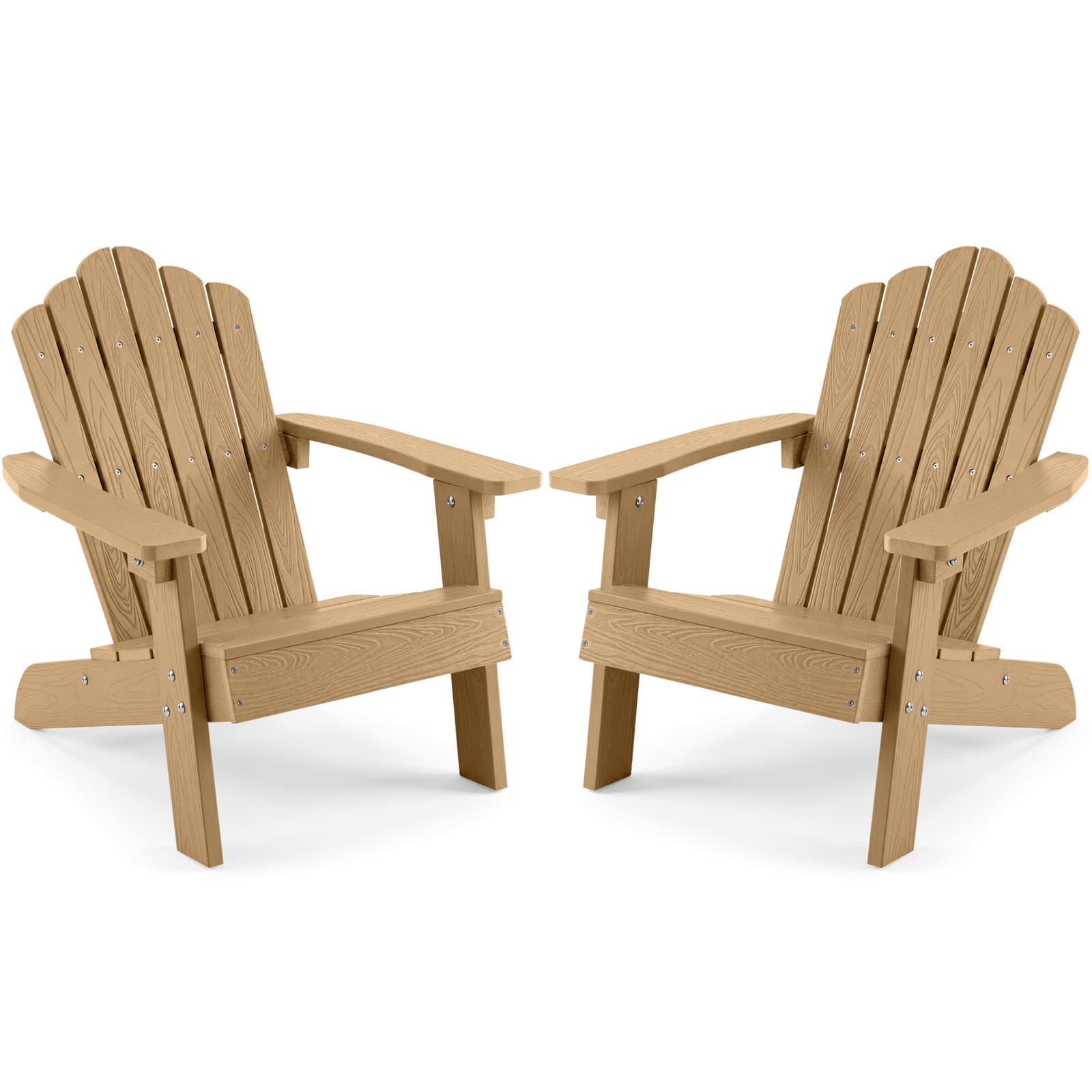 Gymax - Kids Adirondack Chair(s) Outdoor Chair(s) for Kids w/ Tilted High Backrest - Brown price history on PriceWatchPro