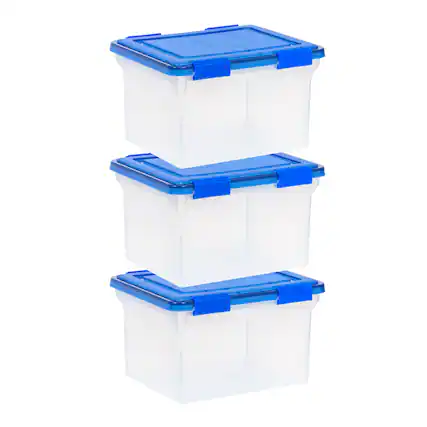 Front. IRIS USA - IRIS Letter and Legal Gal Size File Box, 3Pk.