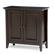 Angle. Simpli Home - Amherst Low Storage Cabinet - Hickory Brown.