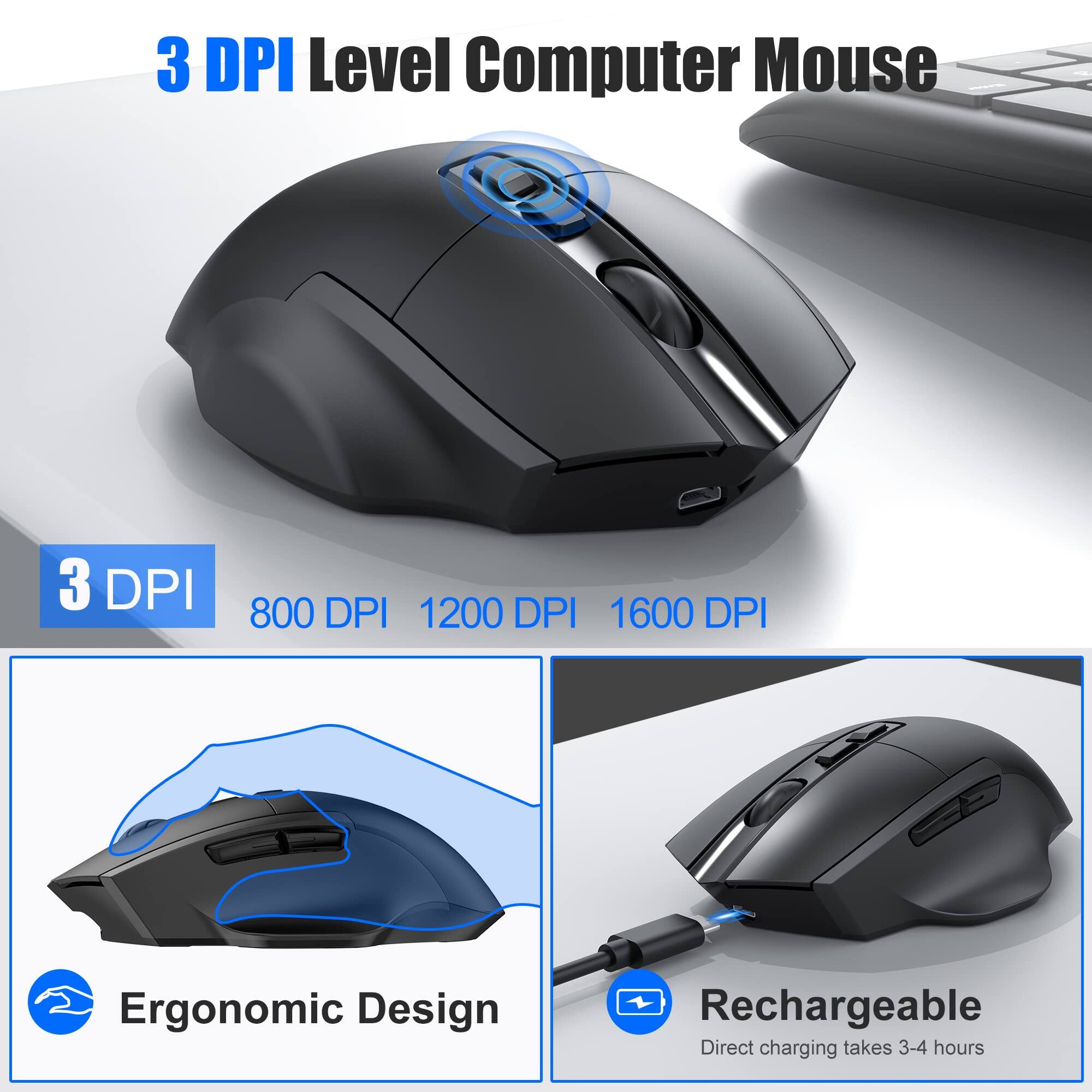 3 DPI Level Computer Mouse

3 DPI
800 DPI 1200 DPI 1600 DPI

Ergonomic Design

Rechargeable
Direct charging takes 3-4 hours
