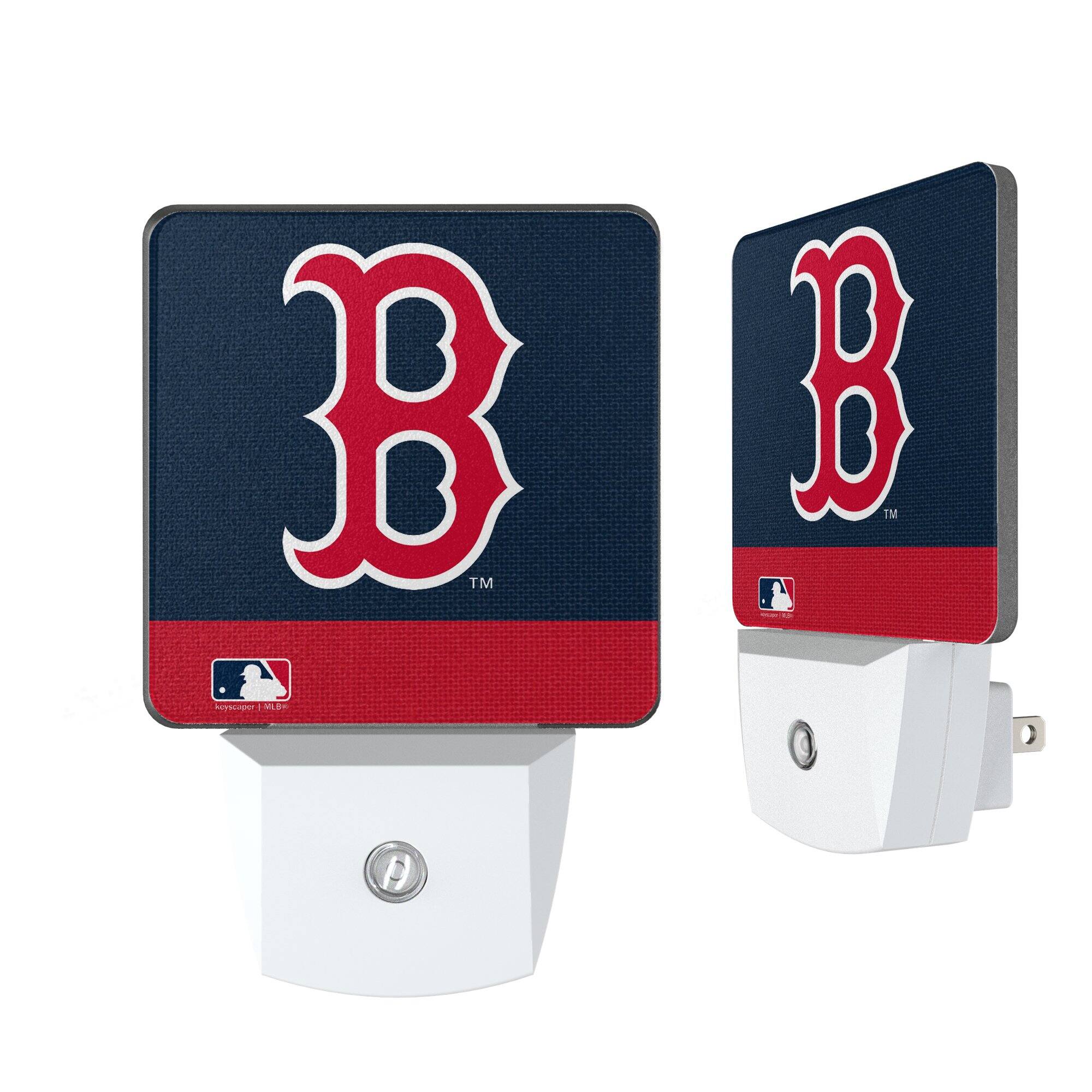 Front. Keyscaper - Alternate Logo Stripe Design Nightlight 2-Pack - Multicolor.