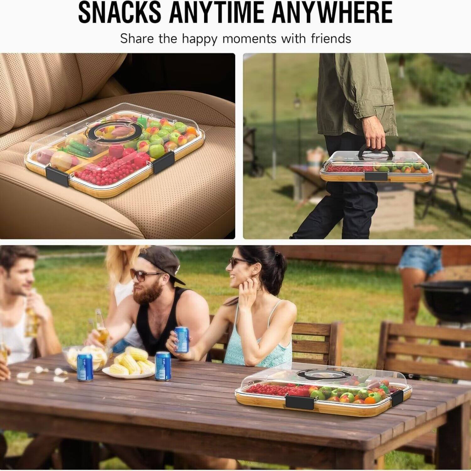 SNACKS ANYTIME ANYWHERE  
Share the happy moments with friends
