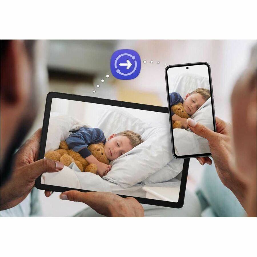 Alt View 2. Samsung - Samsung Galaxy Tab A9+ Tablet - 11" WUXGA - Qualcomm SM6375 Snapdragon 695 5G (6 nm) Octa-core - 4 GB - 64 GB Storage - Gray.