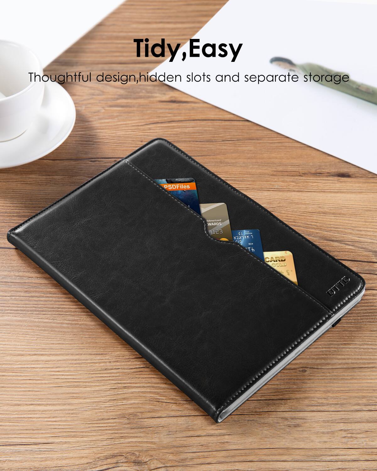 Tidy, Easy  
Thoughtful design, hidden slots and separate storage  

PSDFiles  
WARDS 9123 C WALKER 1 FLO  
Th CARD GOLD  
UTTC