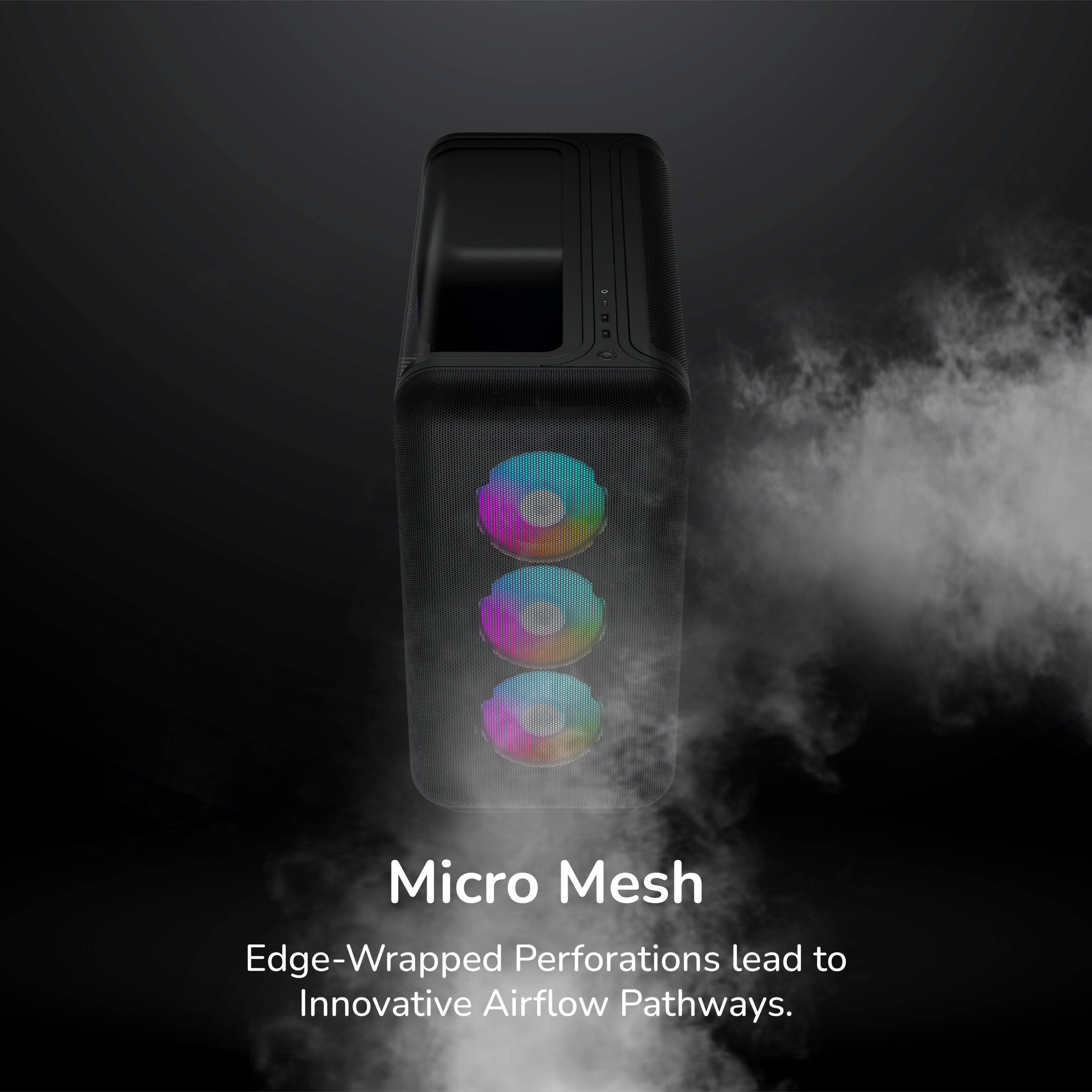 Micro Mesh

Edge-Wrapped Perforations lead to Innovative Airflow Pathways.