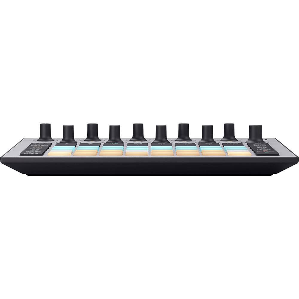 Alt View 6. Novation - Novation Circuit Rhythm Standalone Groovebox Sampler for Performing Beats, Grey - Gray.