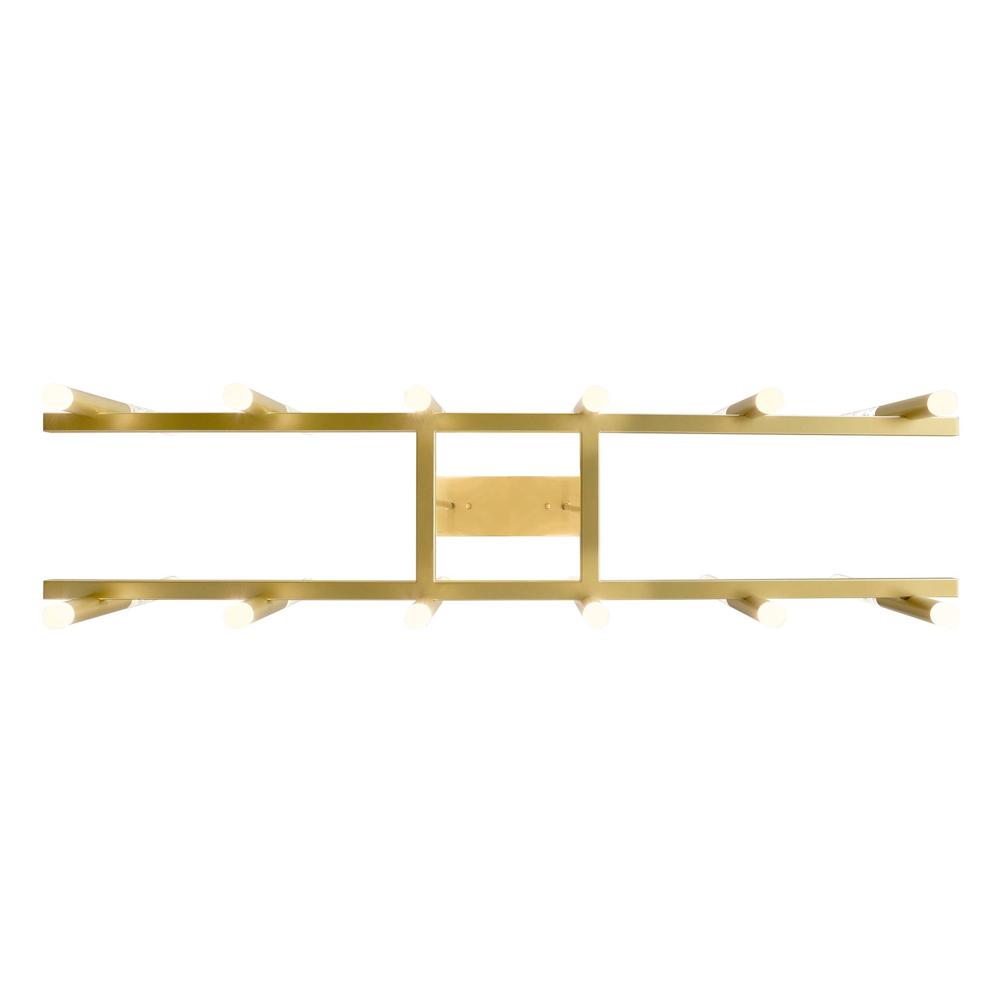 Back. CWI Lighting - Dragonswatch Integrated LED Satin Gold Island/Pool Table Light - Satin Gold.