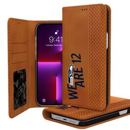 Keyscaper - NFL - Seattle Seahawks iPhone Folio Case - 14 - Brown