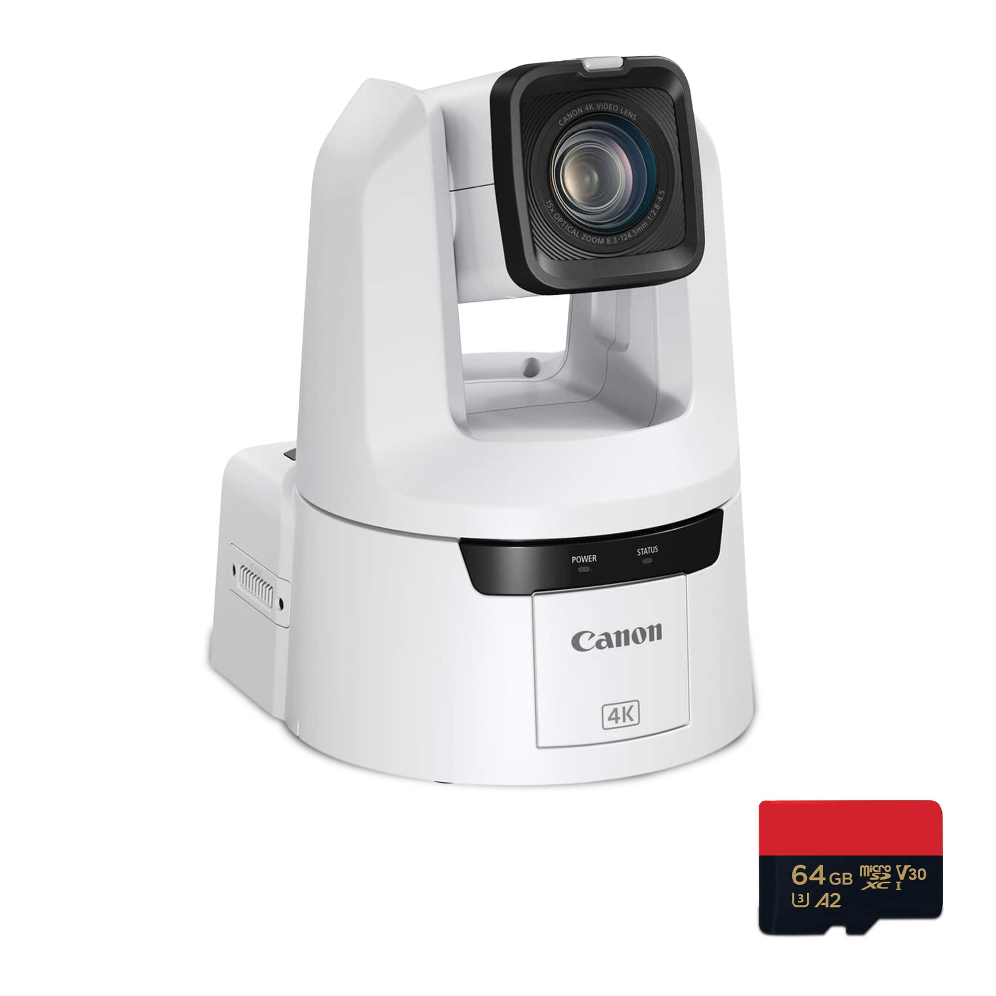 Photos - Surveillance Camera Canon  CR-N500 Professional 4K NDI PTZ Camera | 1" CMOS Sensor & 15x Optical Zoom + More - White 4839C002EDIP1 