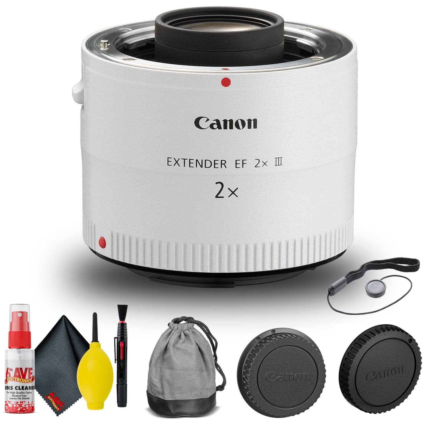 Canon EXTENDER EF 2x III  
2x  
AVE ELECTRONIC  
INS CLEANER  
Canon  
Canon