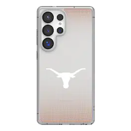 Keyscaper - NCAA - Texas Longhorns Linen Logo Galaxy Clear Case - S24 - Multicolor