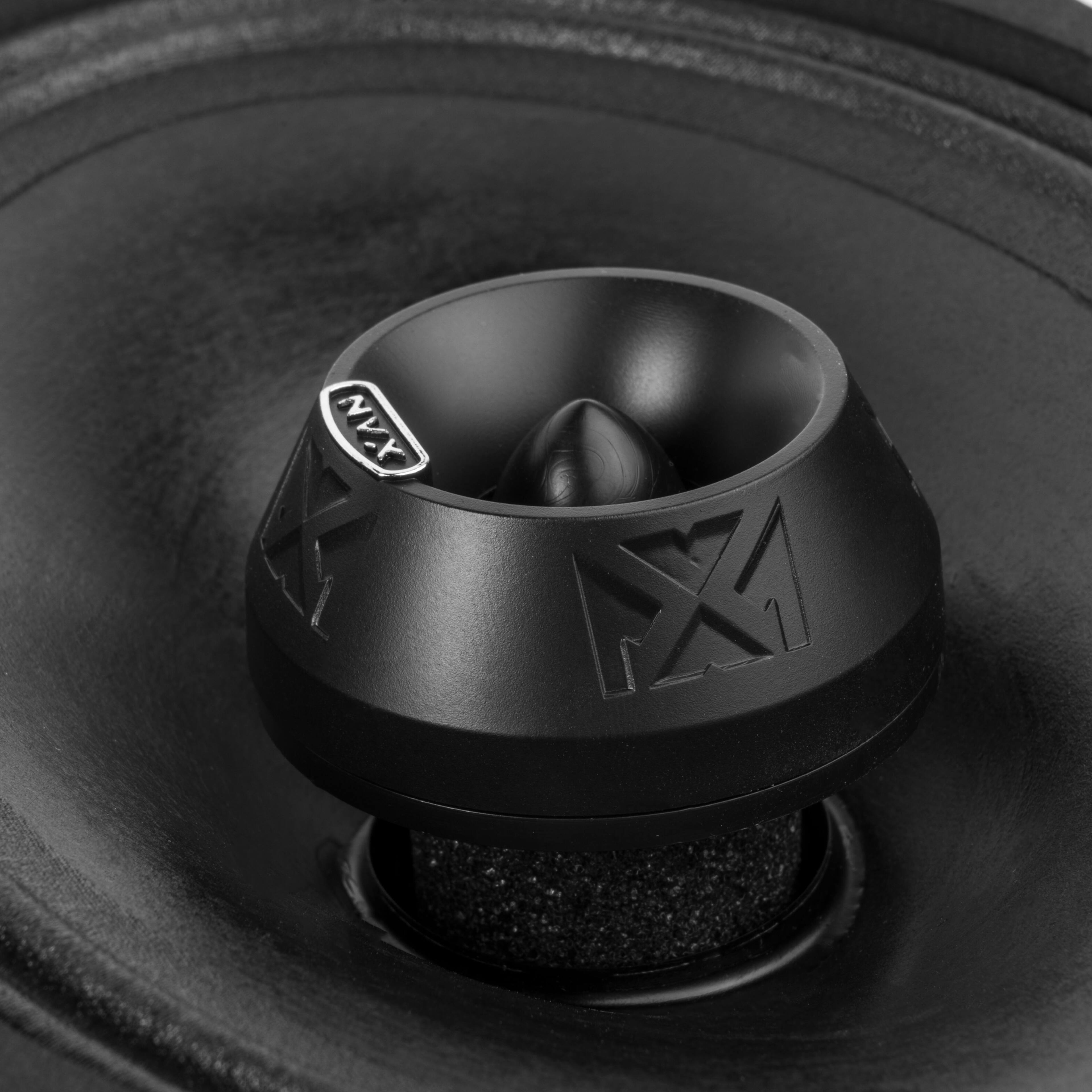 Alt View 1. NVX - VPRO69 (Sold Individually) 275W RMS 6x9in V-Series Pro 2-Way Water Resistant Coaxial Loudspeaker with Bullet Tweeter.