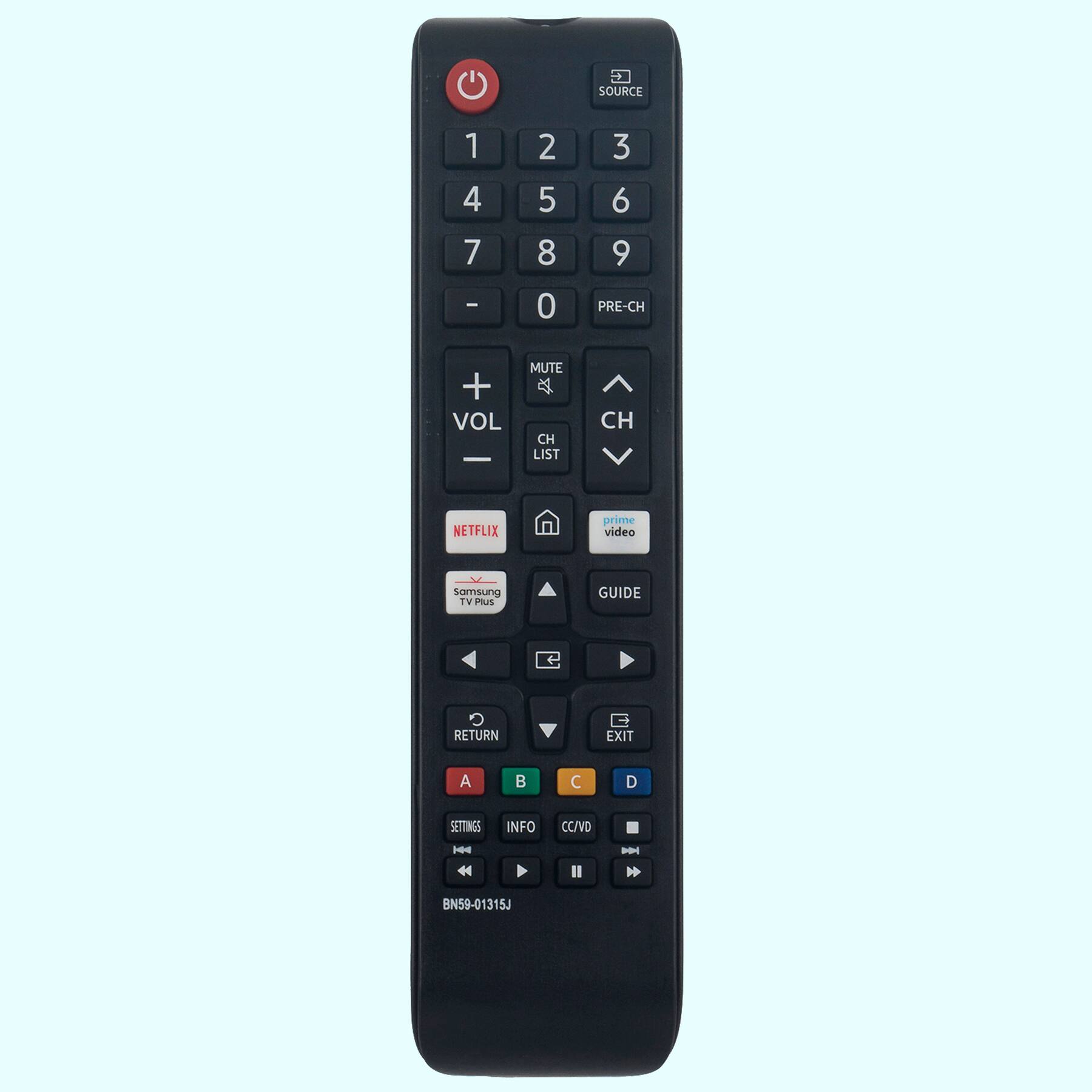 ALLIMITY - BN59-01315J Replaced Remote fit for Samsung TV Q60T Q70T Q80T Q90T Q800T Q900TS Q950TS QN800A QN90A QN900A Q60A Q70A - Black