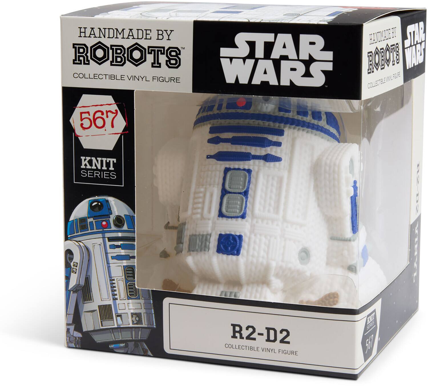 HANDMADE BY ROBOTS STAR WARS COLLECTIBLE VINYL FIGURE KNIT SERIES 567 R2-D2