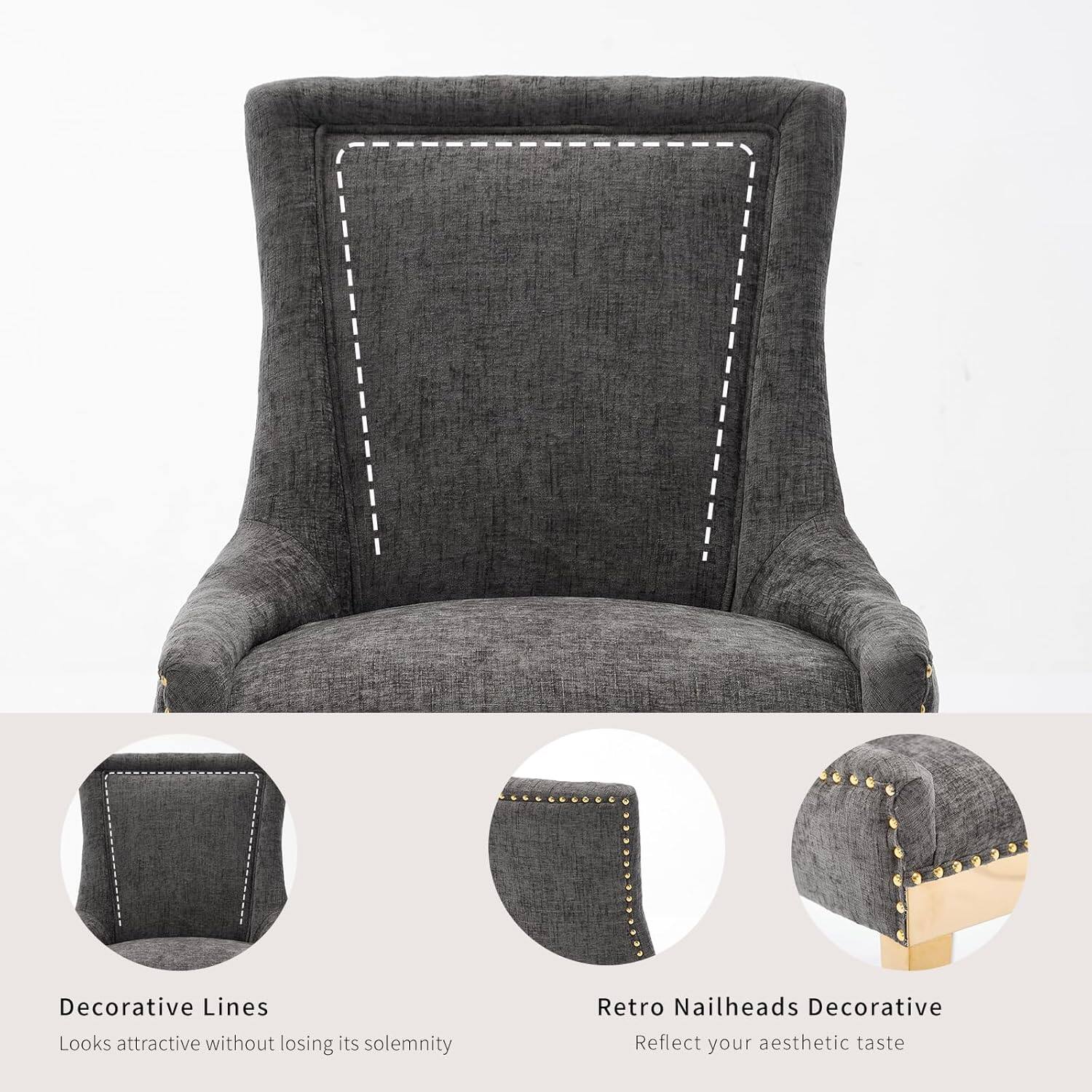 Decorative Lines  
Looks attractive without losing its solemnity  

Retro Nailheads Decorative  
Reflect your aesthetic taste