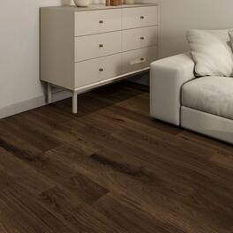 Dotfloor - Superoak Lite Laminate Flooring - 48"x7.2" Planks, 10 Planks/Box (25.6 sq ft/Box), 9.5mm Thick, AC4 Wear Rating - Hazel Wood