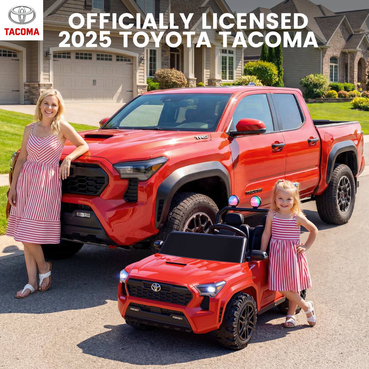 OFFICIALLY LICENSED  
2025 TOYOTA TACOMA  
TACOMA