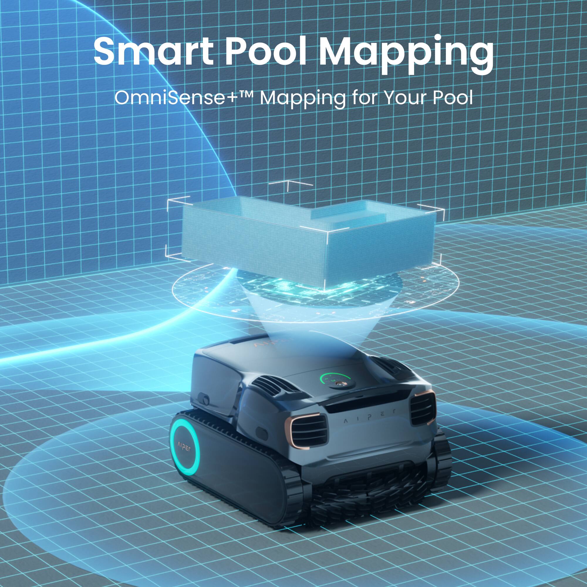 Smart Pool Mapping  
OmniSense+™ Mapping for Your Pool