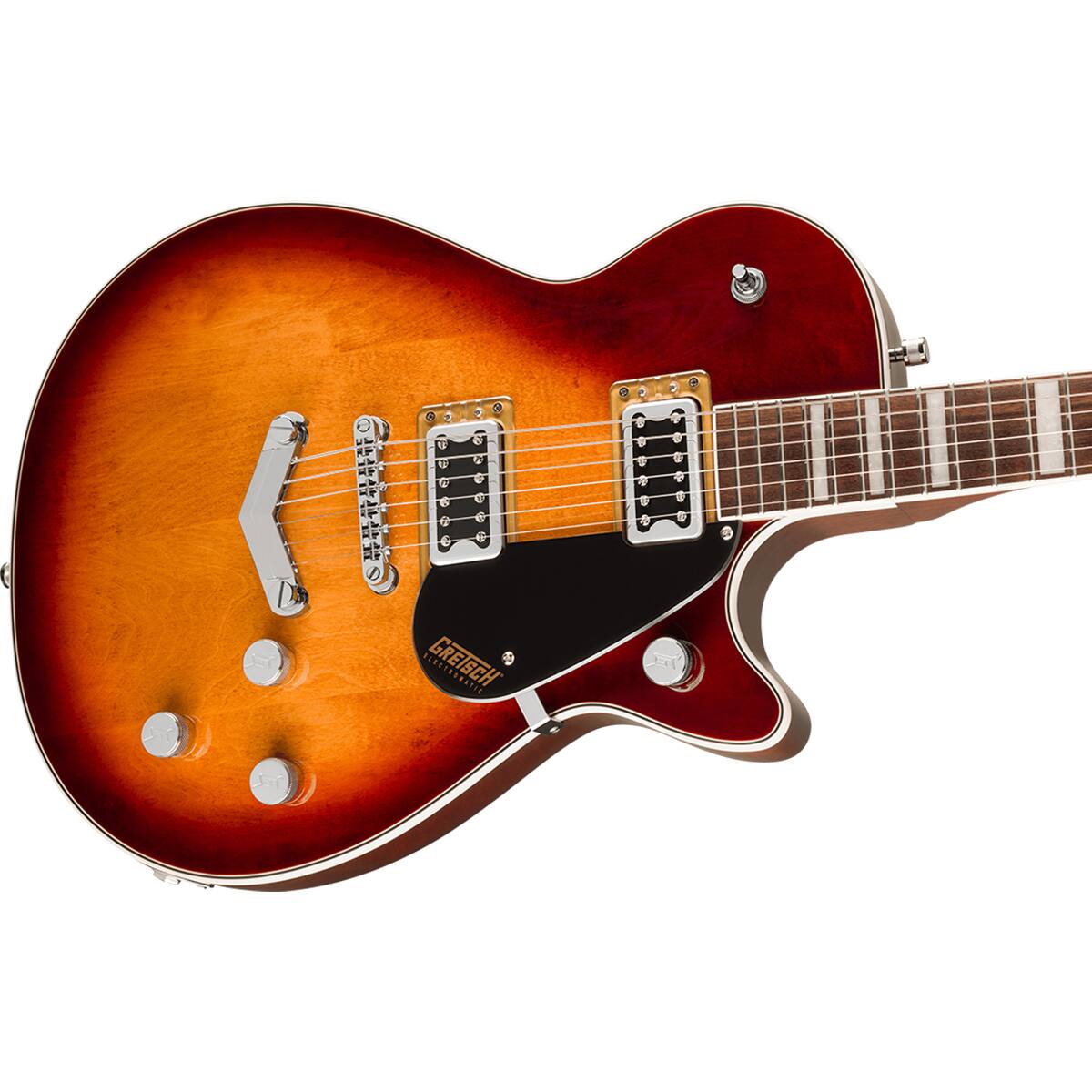 Alt View 3. Gretsch - Gretsch G5220 Electromatic Jet BT Single-Cut with V-Stoptail Electric Guitar, Laurel Fingerboard, Sweet Tea.