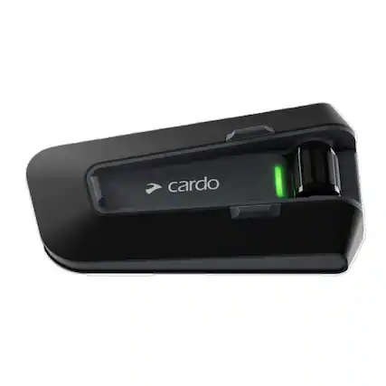 Front. Cardo Systems - Packtalk Neo Motorcycle Bluetooth Communication System Headset Single - Black.