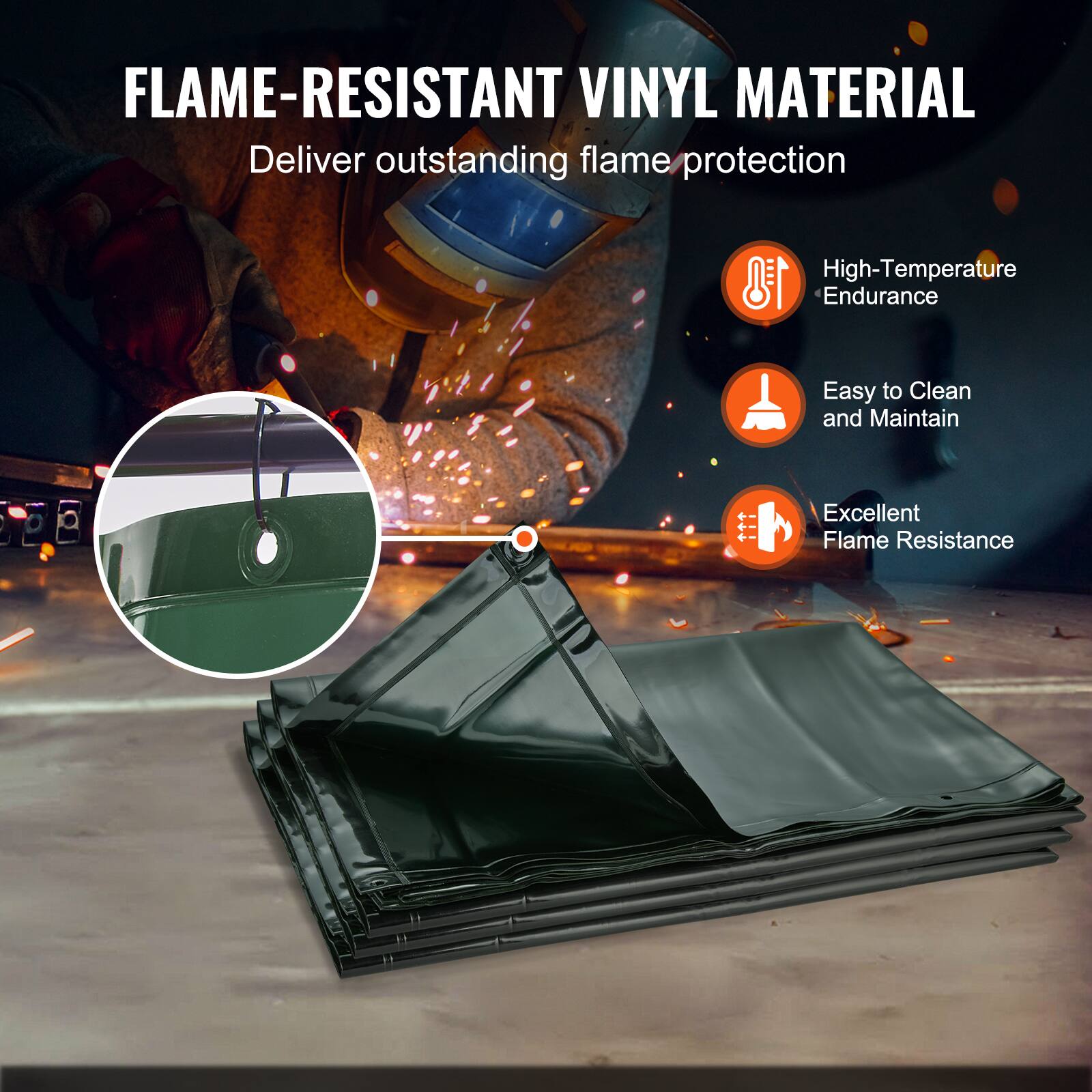 FLAME-RESISTANT VINYL MATERIAL  
Deliver outstanding flame protection

- High-Temperature Endurance
- Easy to Clean and Maintain
- Excellent Flame Resistance