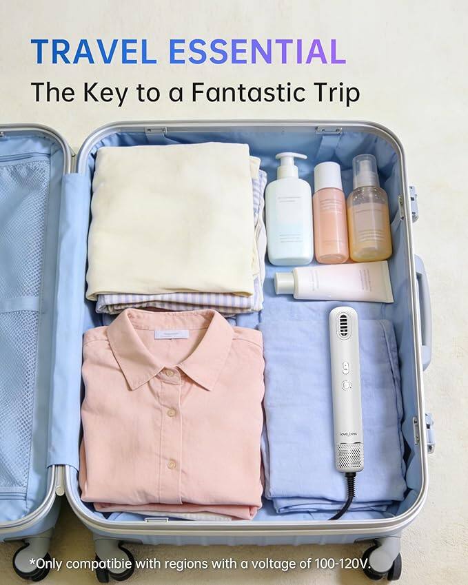 TRAVEL ESSENTIAL  
The Key to a Fantastic Trip  

*Only compatible with regions with a voltage of 100-120V.